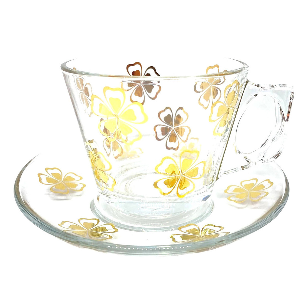 トルコ チャイ カップ ソーサー セット 耐熱ガラス A-33 おしゃれ トルココーヒー グラス トルコ製 ガラス 紅茶 コーヒー 来客用 人気  :trk-grs-a-33-gold:エバラボ8 - 通販 - Yahoo!ショッピング