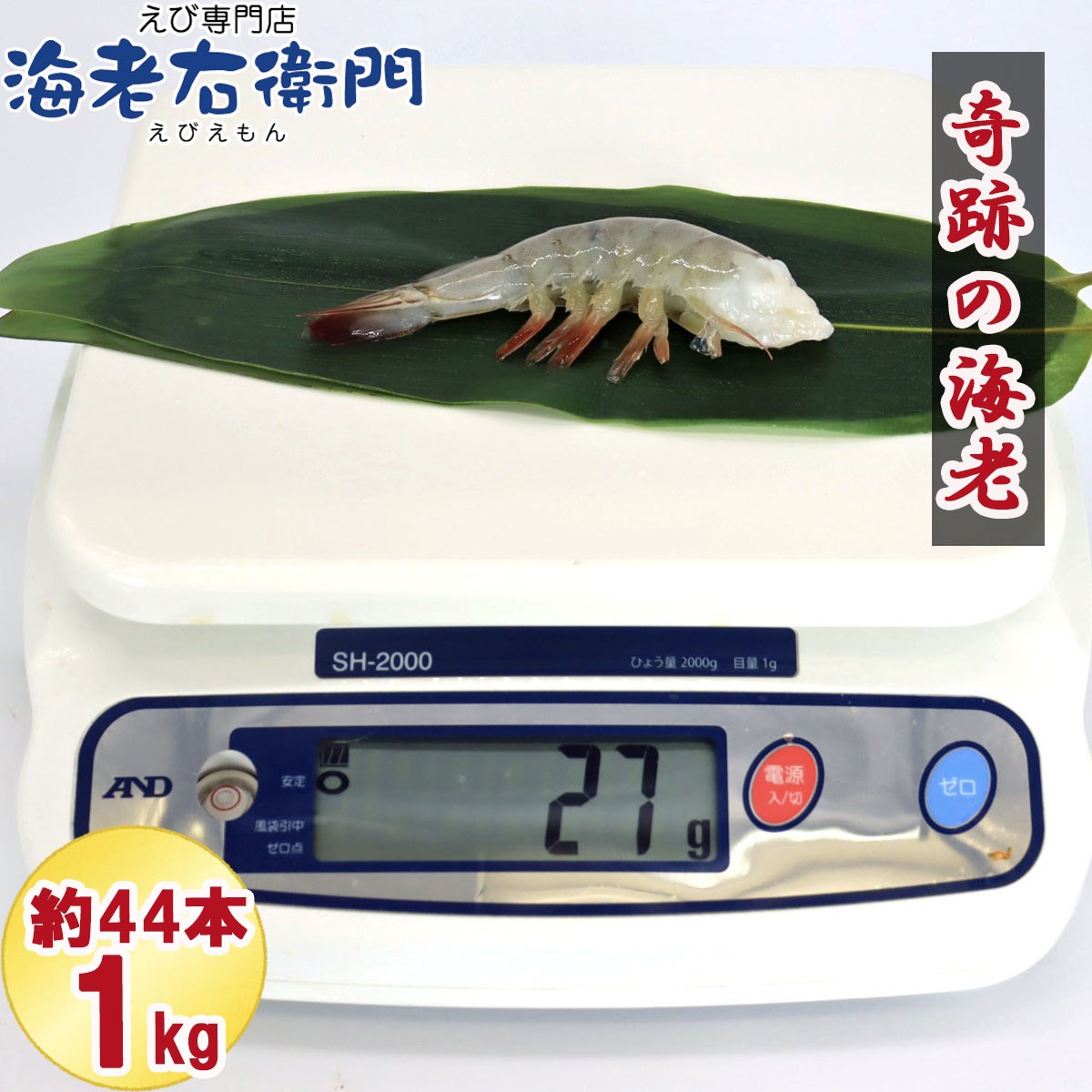 奇跡の海老 無頭えび バラ凍結 1kg入り えび 特大サイズパッケージ お取り寄せ 冷凍えび 16/20サイズ 約44尾 使い易いバラ凍結 活〆バナメイ 無頭エビ 業務用 関連画像5