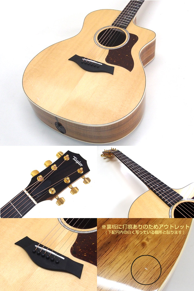 Taylor テイラー 214ce-Koa DLX コア デラックス エレアコ