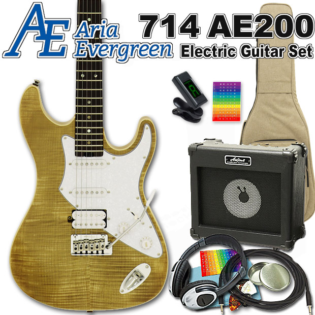 Aria Proll AriaProII 714 AE200 YG アリア・エヴァーグリーン エレキ