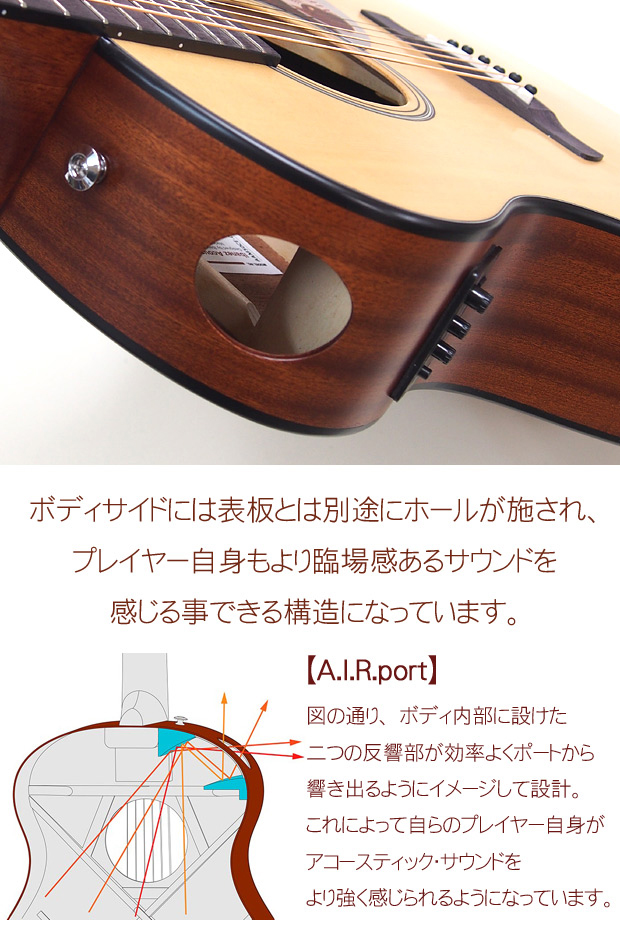 Ibanez（アイバニーズ） AAM50CE OPN 初心者 入門 17点セット エレアコ