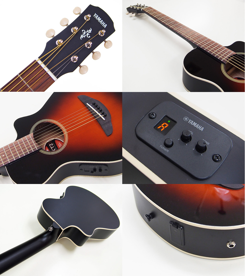 YAMAHA APXT2 OVS ヤマハ ミニエレアコ YAMAHA APX-T2 OVS (オールドバイオリンサンバースト