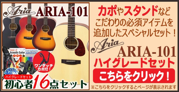ARIA（楽器） アリア アコギ アコースティックギター ARIA-101