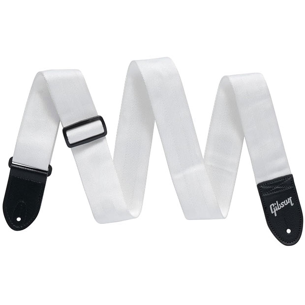 Gibson ギブソン ストラップ ASBELT-WHT シートベルト ホワイト The