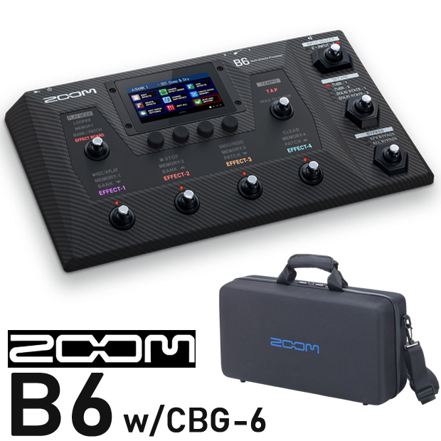 ズーム(楽器) ZOOM B6 ズーム ベース マルチ エフェクター 専用