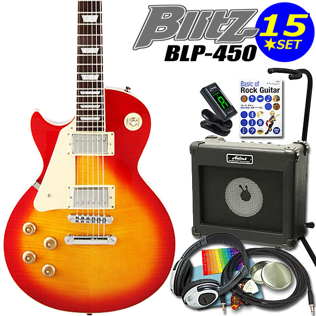 Aria Proll エレキギター 左利き 初心者セット BLP-450/LH CS レス