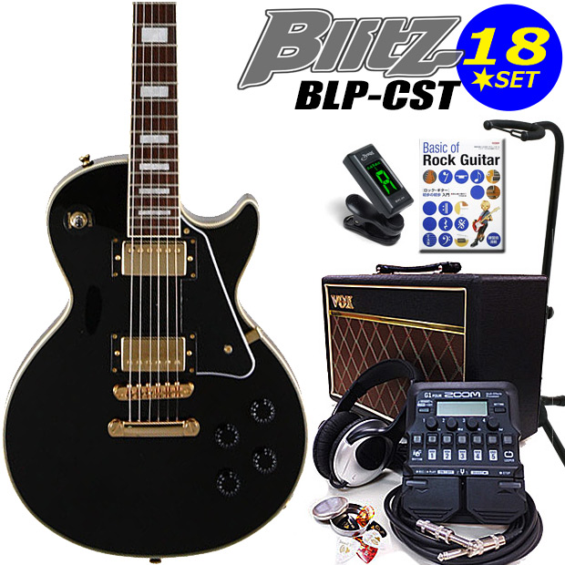 Aria Proll エレキギター初心者セット VOXアンプとZOOM G1Four付 BLP