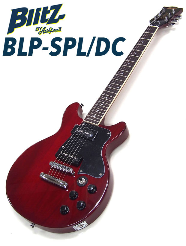 エレキギター 初心者セット Blitz BLP-SPL DC 9点 ベーシックセット 