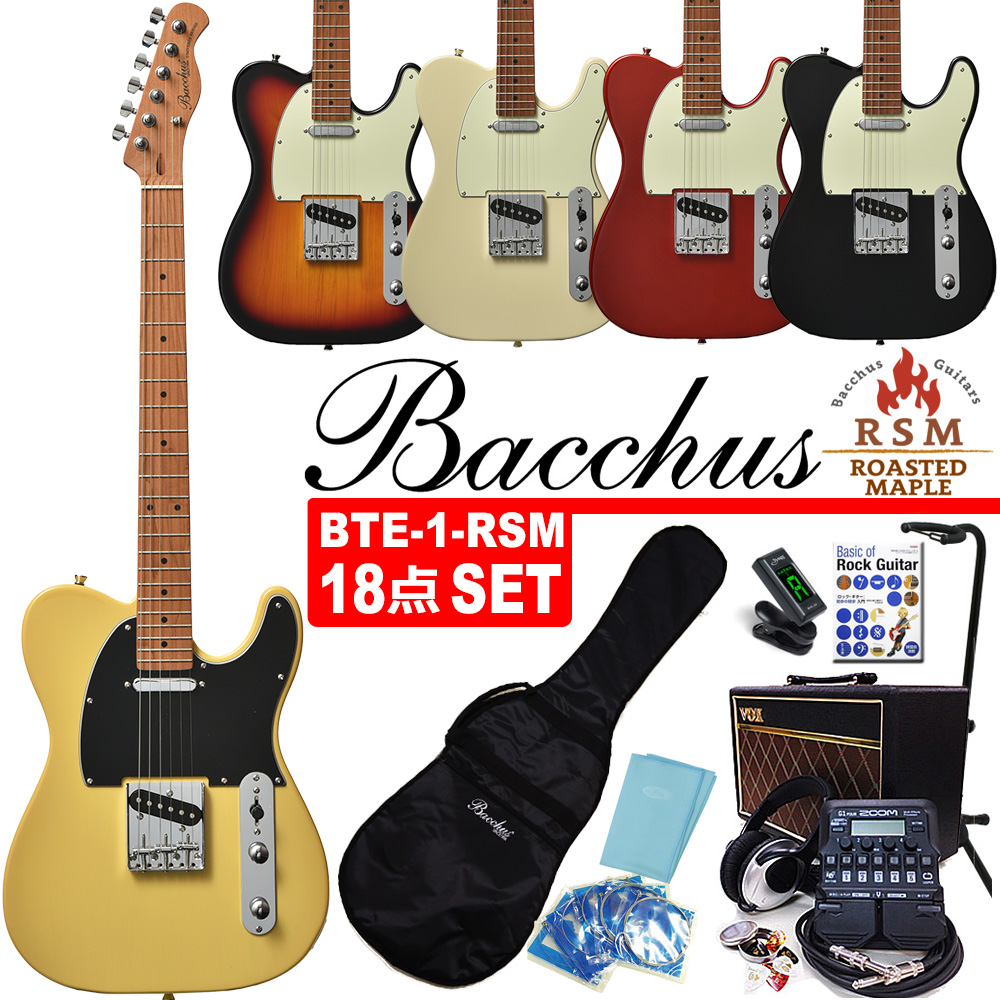 Bacchus（バッカス） Bacchus BTE-1-RSM/M エレキギター ZOOM/G1Four