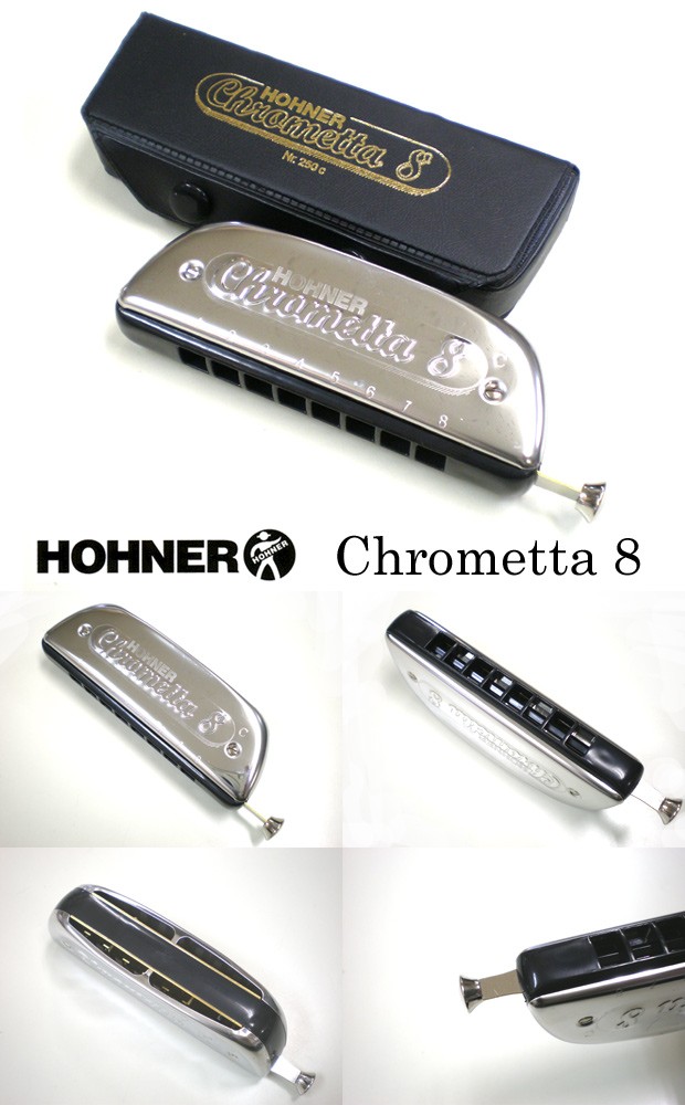 HOHNER ホーナー Chrometta 8 250/32 クロマチックハーモニカ