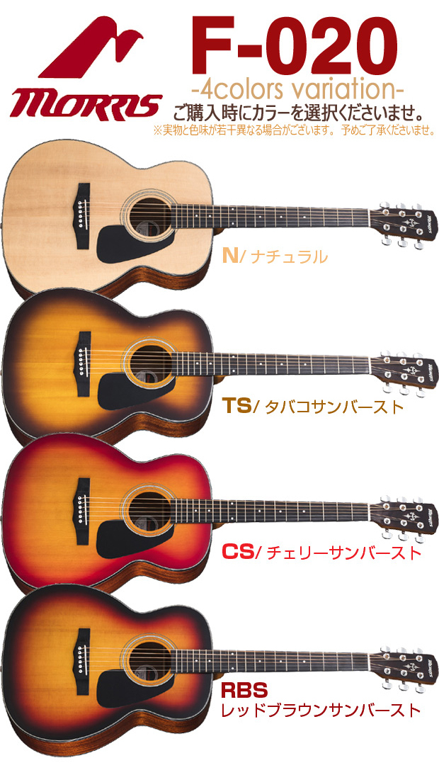Morris モーリス アコースティックギター MORRIS F-020 アコギ トップ