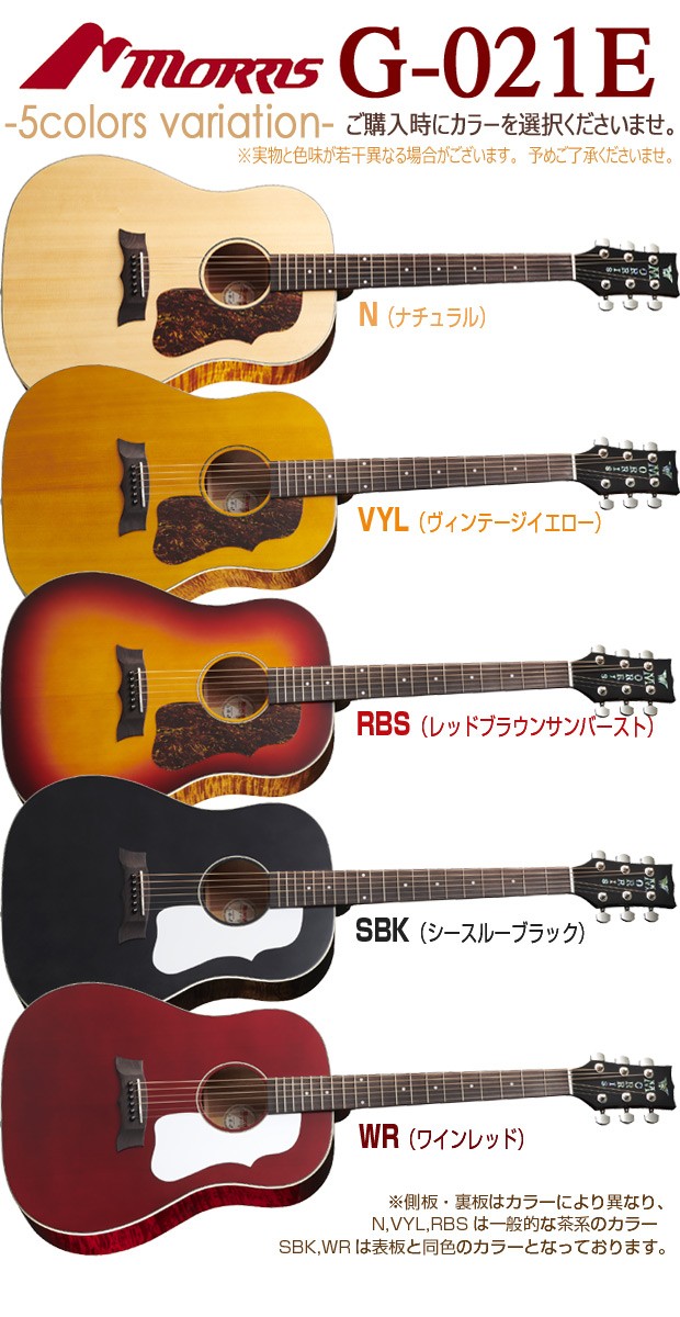Morris モーリス アコースティックギター エレアコ MORRIS G
