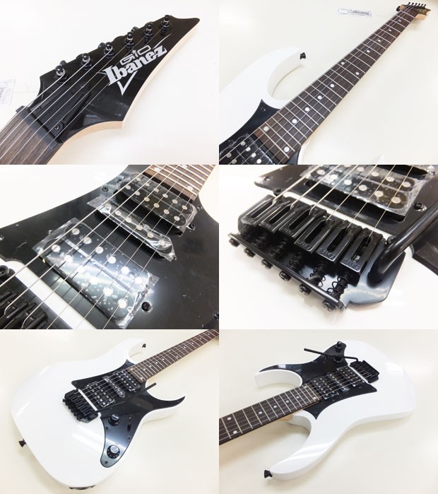 Ibanez アイバニーズ GRG150B/WH エレキギター スタンド付 : grg150b