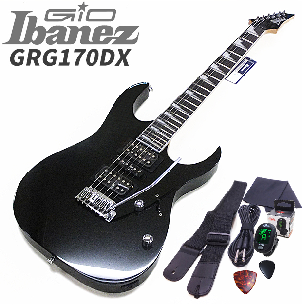 Gio Ibanez GRG170DX BKN アイバニーズ エレキギター アクセサリー 