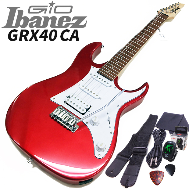 Gio Ibanez GRX40 CA アイバニーズ エレキギター アクセサリーセット付き