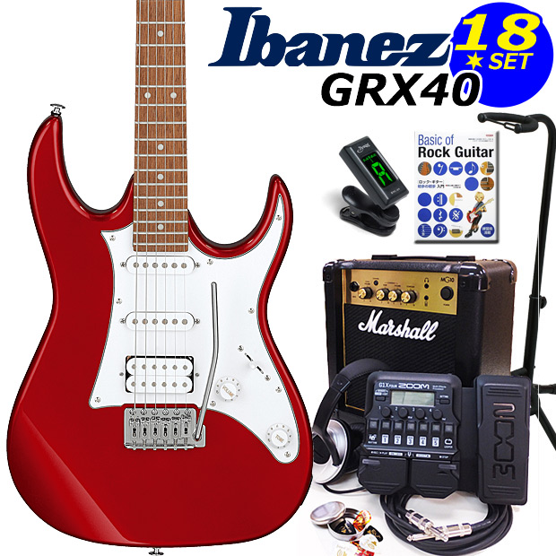 Ibanez（アイバニーズ） GRX40 CA エレキギター マーシャルアンプ付