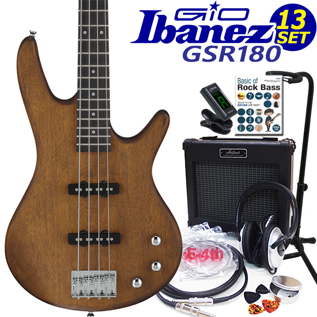 Gio Ibanez GSR180-LBF アイバニーズ 4弦エレキベース 初心者13点セット