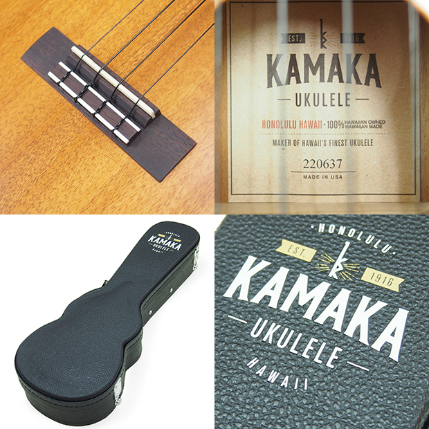 KAMAKA カマカ ウクレレ HF-3 テナー #220637 ハードケース付 Classic Series Ukulele  (スタンドプレゼント)(u) : hf-3 : EbiSound ギターとウクレレのセット専門店 - 通販 - Yahoo!ショッピング