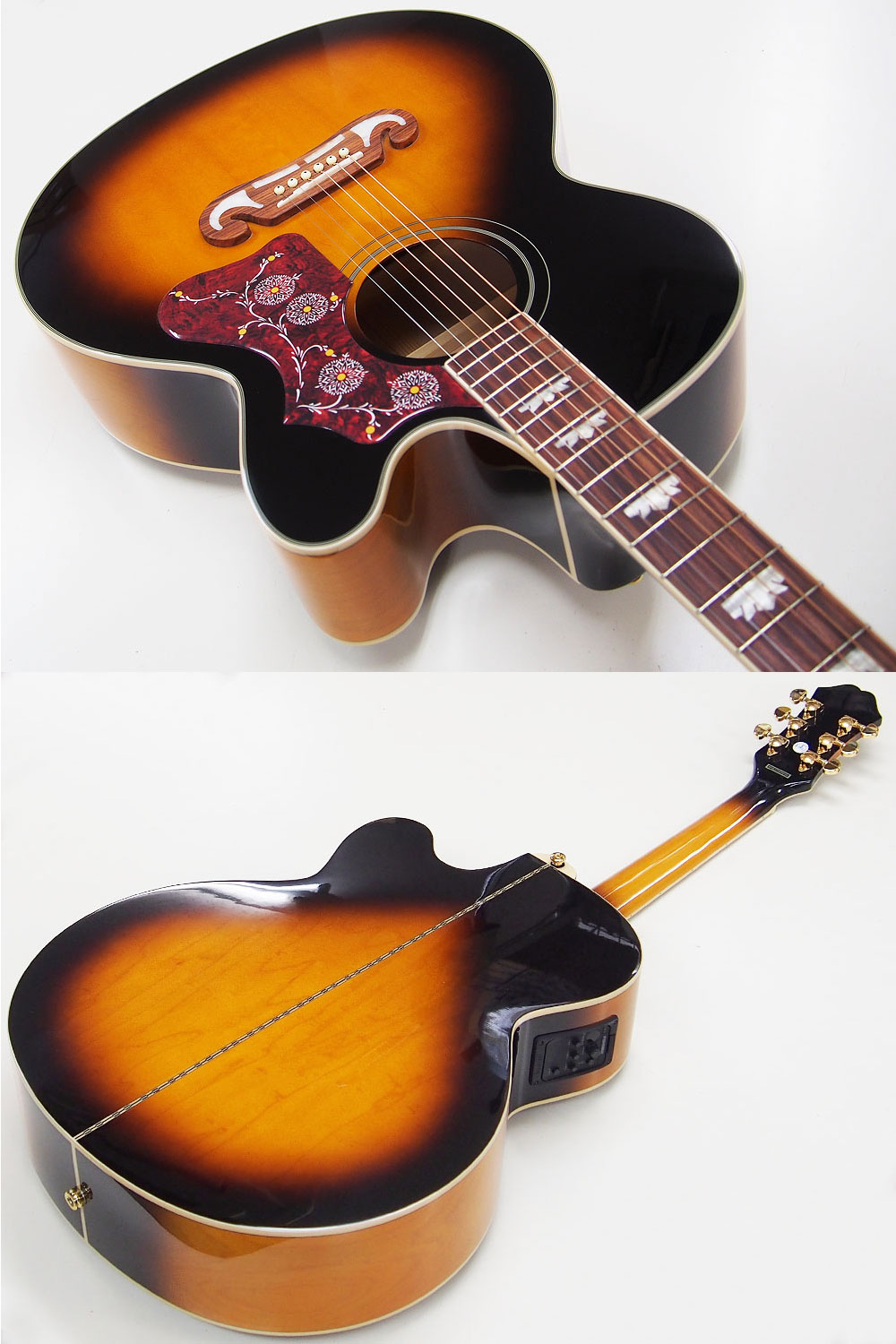 Epiphone アコースティックギター サンバーストEJ200vs 31nIXwUSWxL.jpg_BO30,255,255,