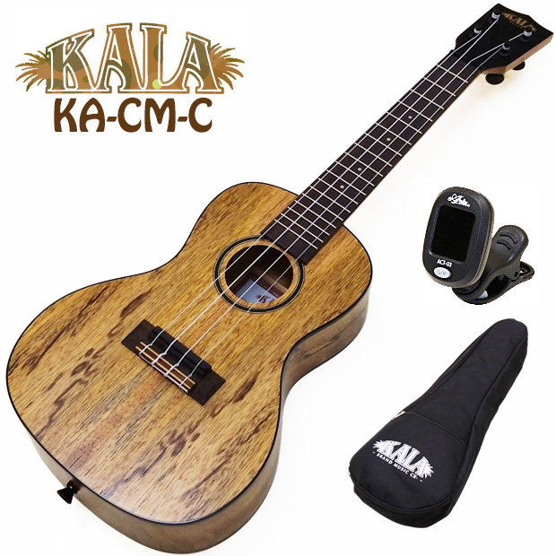 KALA KALA KA-CM-C コンサートウクレレ マンゴー チューナー付き 【u