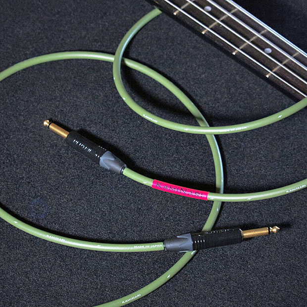 KAMINARI GUITAR K-BC2-5SS エレキベース用 ケーブル シールド 5m S/S