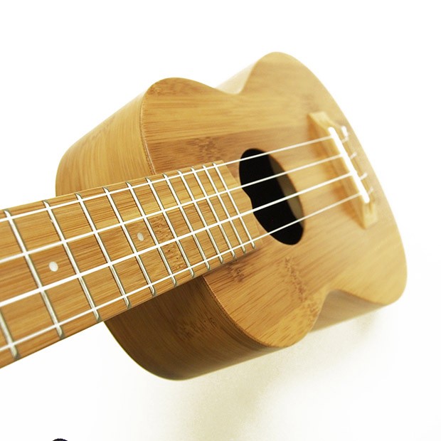 ウクレレ Paulele KBUS ソプラノ Bamboo 竹製ウクレレ チューナー