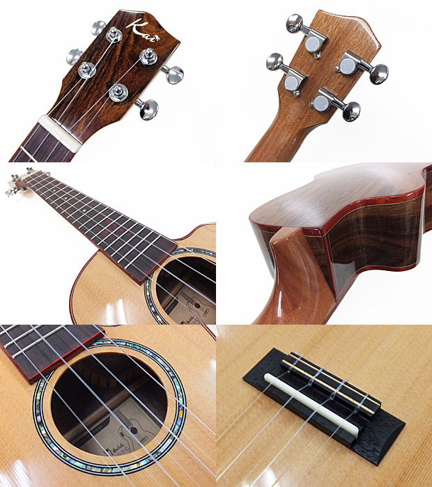 Kai Ukulele カイ ウクレレ KC-700C コンサート カッタウェイ