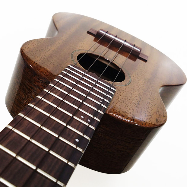 KIWAYA KPC-1M #182025 マホガニー単板 コンサートウクレレ 国産手工