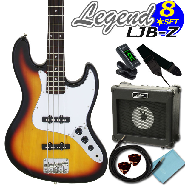 ベース 初心者 セット レジェンド Legend LJB-Z/3TS 初心者入門セット8点 : ljbx8-3ts : EbiSound  ギターとウクレレのセット専門店 - 通販 - Yahoo!ショッピング