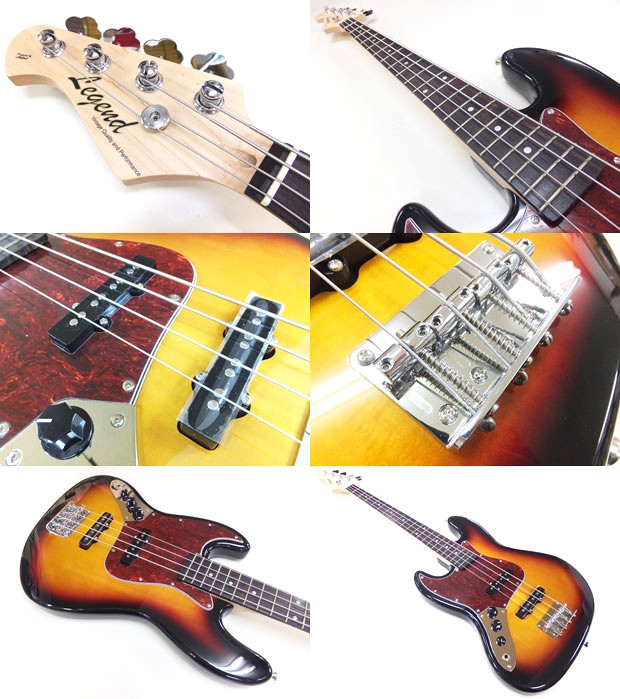 ベース 初心者 左利き Legend LJB-Z LH/TT 3TS レジェンド ZOOM