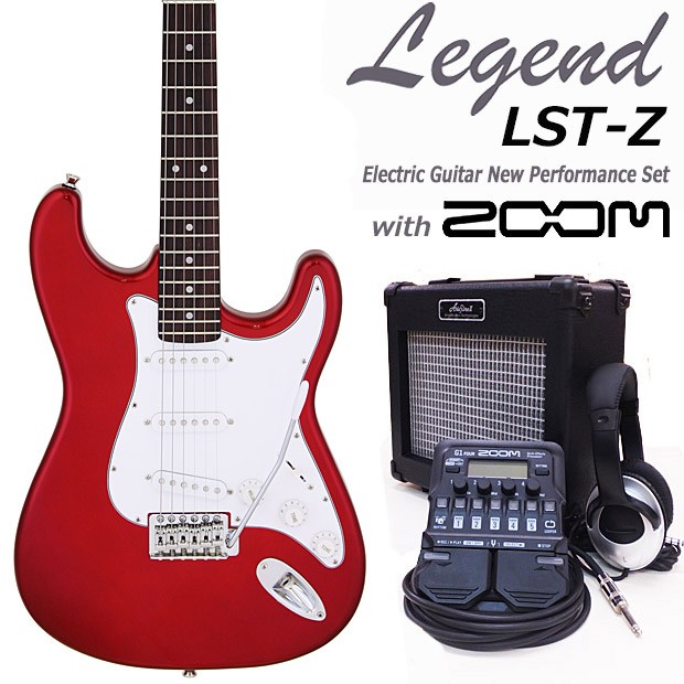 Aria Proll エレキギター 初心者 セット ZOOM G1Four付 LST-Z/CACA