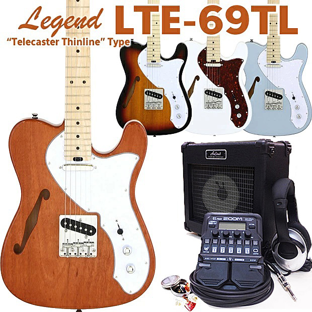 Aria Proll エレキギター Legend LTE-69TL ZOOM G1Four付 初心者18点