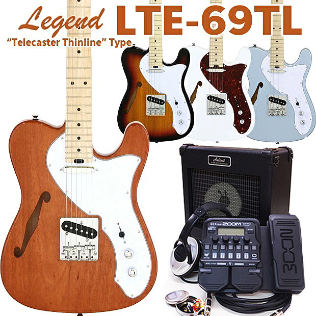 Aria Proll エレキギター Legend LTE-69TL ZOOM G1XFour付 初心者18点