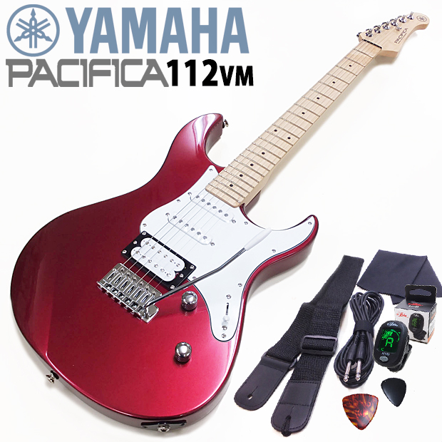 YAMAHA ヤマハ エレキギター PACIFICA 112VM RM アクセサリーセット