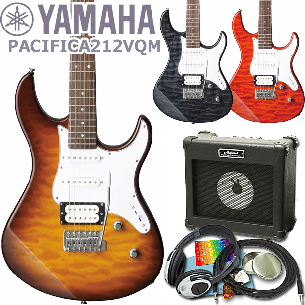 エレキギター 初心者セット 入門セット YAMAHA ヤマハ PACIFICA212VQM