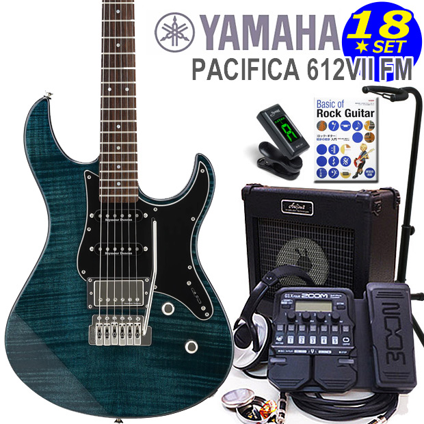 YAMAHA パシフィカ 612VIIFM/IDB ZOOM G1XFour付き エレキギター 