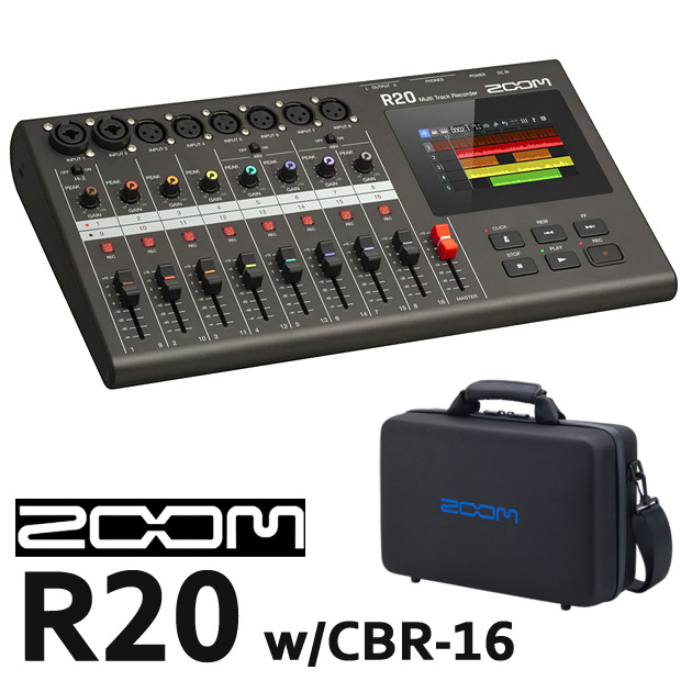 ZOOM ズーム マルチトラックレコーダー R20 専用ケース CBR-16付属 : r20 : EbiSound ギターとウクレレのセット専門店 -  通販 - Yahoo!ショッピング