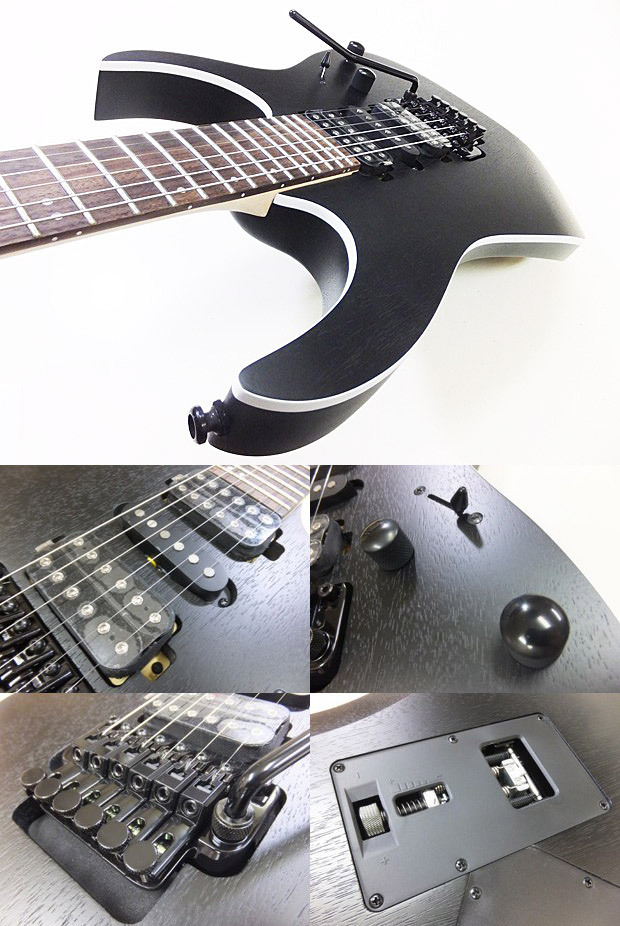 エレキギター アイバニーズ Ibanez RG370ZB-WK RG Series RG370ZB-WK (Weathered Black) | 【クロサワ楽器店