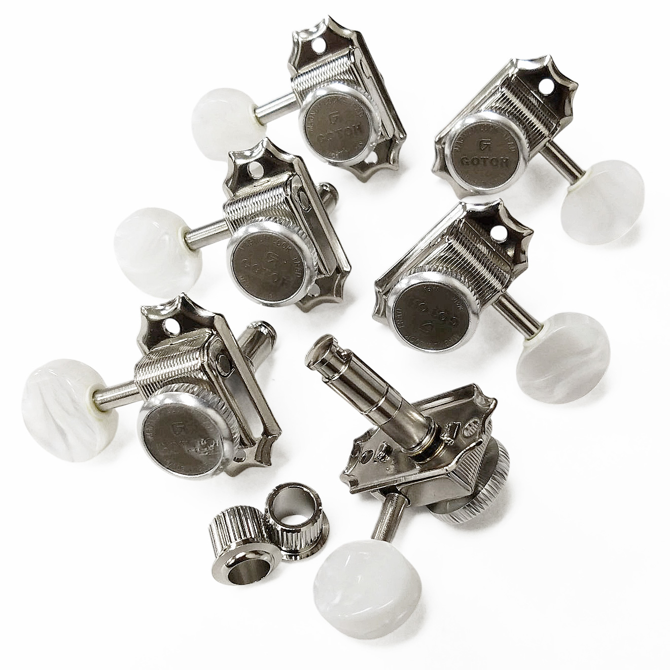 Gotoh ギターペグ ヴィンテージ ニッケル(管理番号144) Gotoh ギターペグ ヴィンテージ ニッケル(管理番号144) - メルカリ