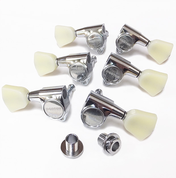 ゴトー ギター ペグ GOTOH SG301 P4N C(クローム) L3R3 両側 6個セット