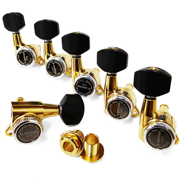 GOTOH SG381-MG-T ブラック ギター ロックペグ ゴトー ゴトー ギター ペグ GOTOH SG381 MG-T 07 B(ブラック) マグナムロック