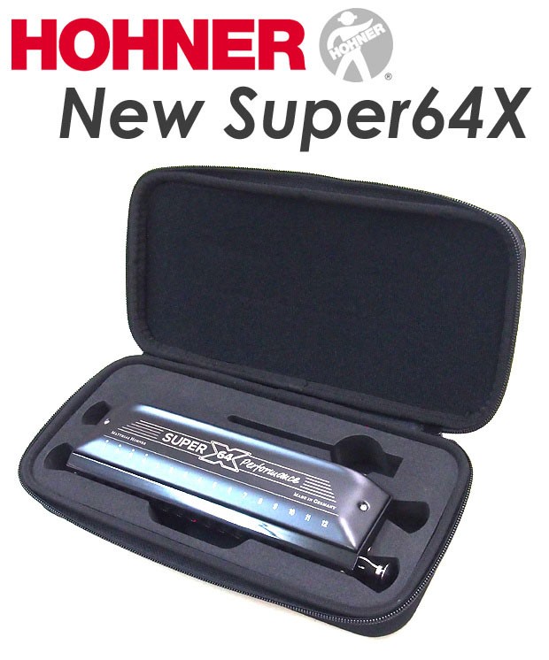 HOHNER ホーナー New Super64X スーパー64X クロマチックハーモニカ C