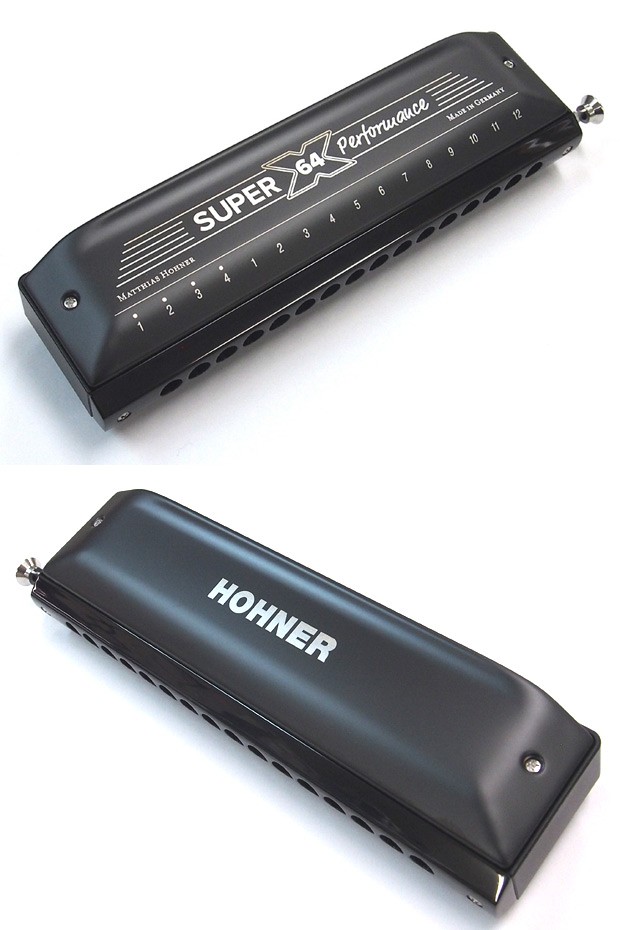 HOHNER ホーナー New Super64X スーパー64X クロマチックハーモニカ C