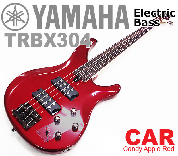 ベース YAMAHA TRBX304 YAMAHA TRBX304 CAR (キャンディアップルレッド) エレキベース ヤマハ