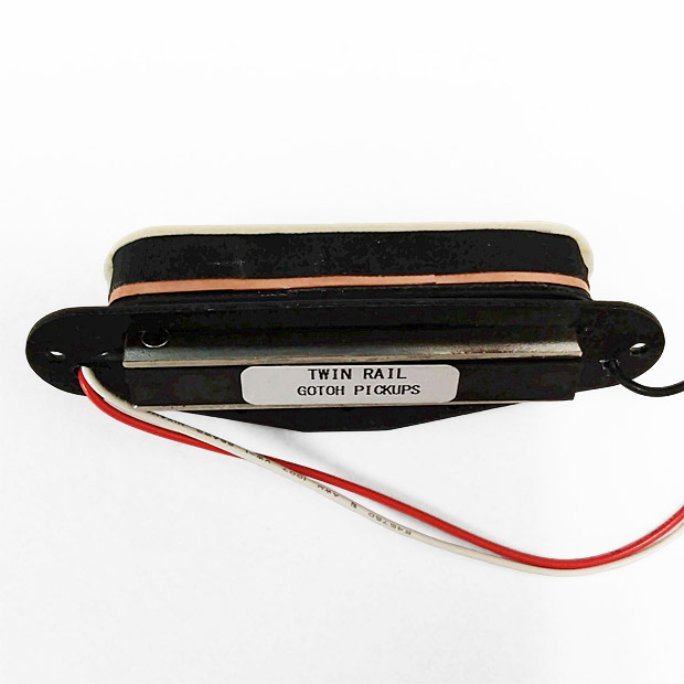 GOTOH Pickups TWIN-RAIL WH(ホワイト) シングルサイズ・ハムバッカー