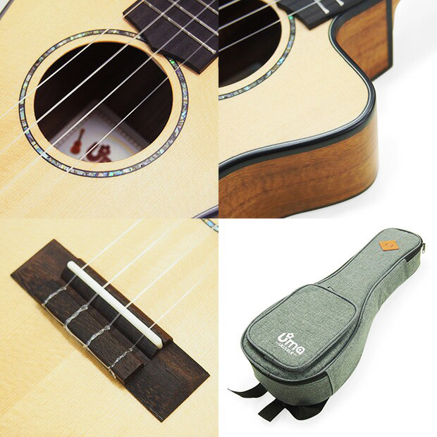 Uma Ukulele ウーマ ウクレレ UK-16SC コンサート カッタウェイ
