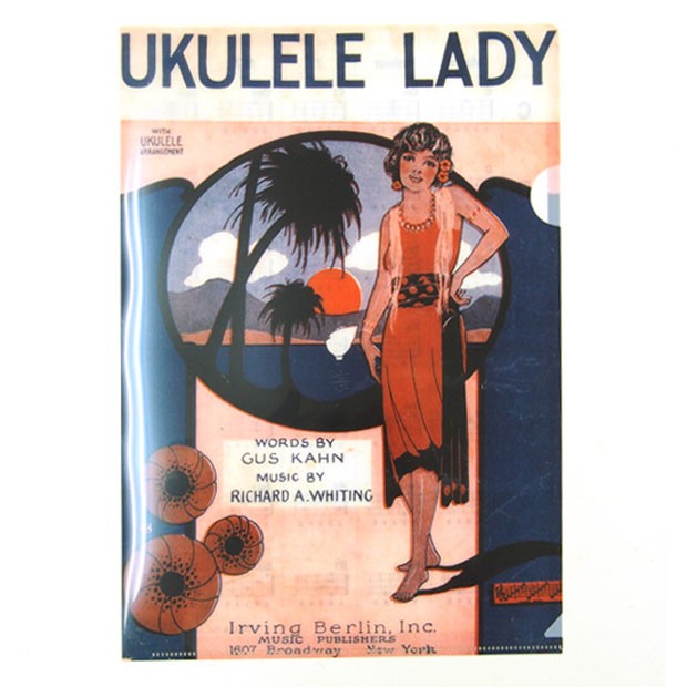 キワヤ ウクレレ コード表付き クリアファイル UKULELE LADY ukefile-01【np】 Ukulele file kiwaya【uk】  :ukefile-01:エレキギターとウクレレのEbiSound - 通販 - Yahoo!ショッピング