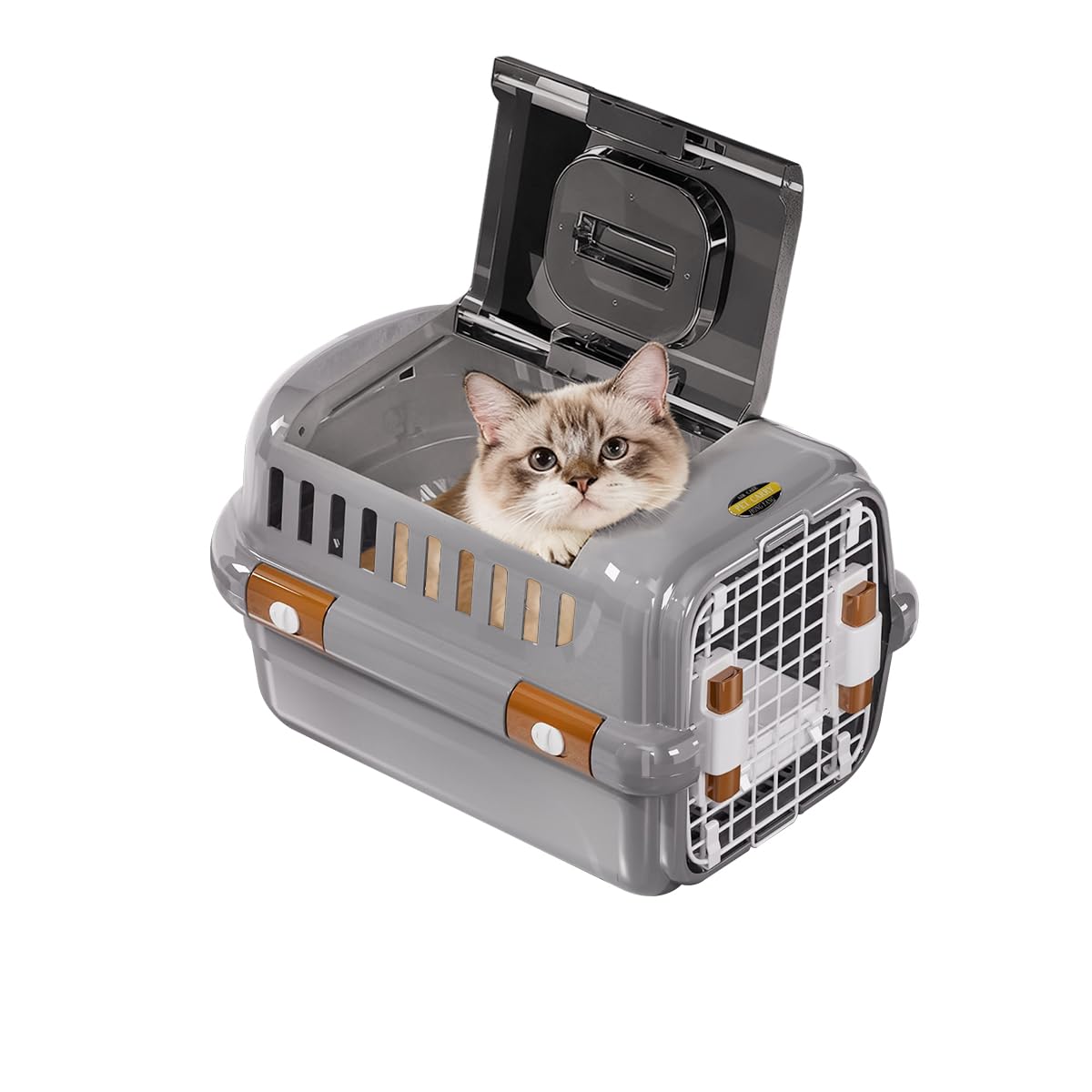 RAKU ペットキャリー ダブルドア 扉左右開閉 トップオープン 超小型犬