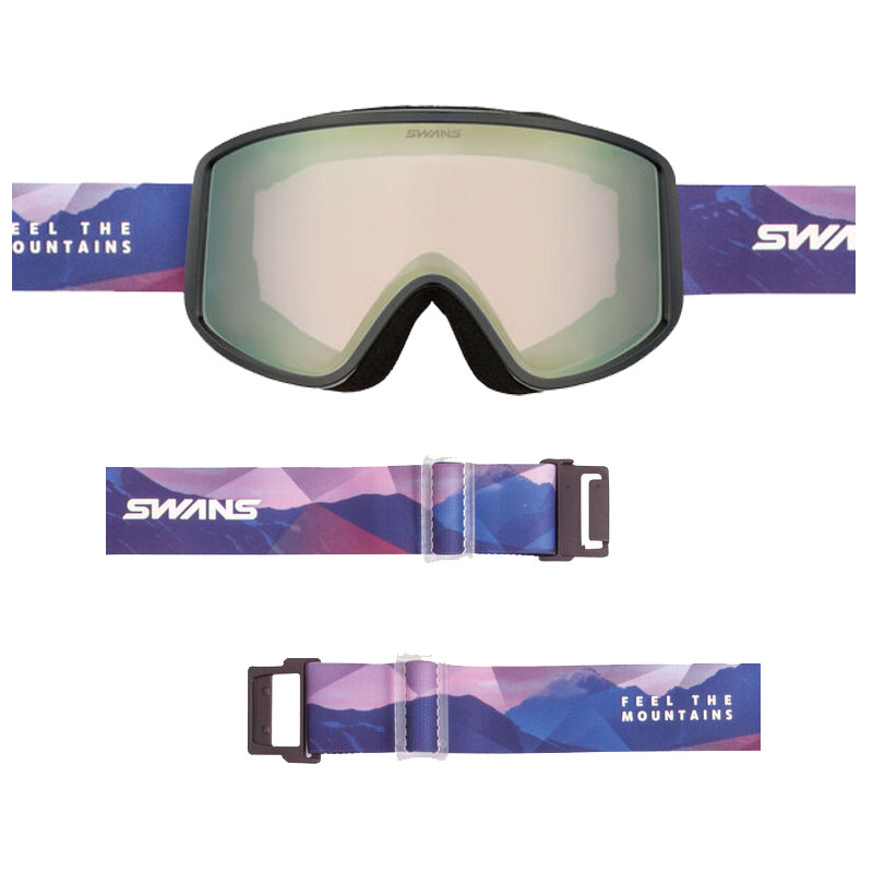 SWANS（スワンズ） 180 スノーゴーグル ミラーレンズ くもり止め UV