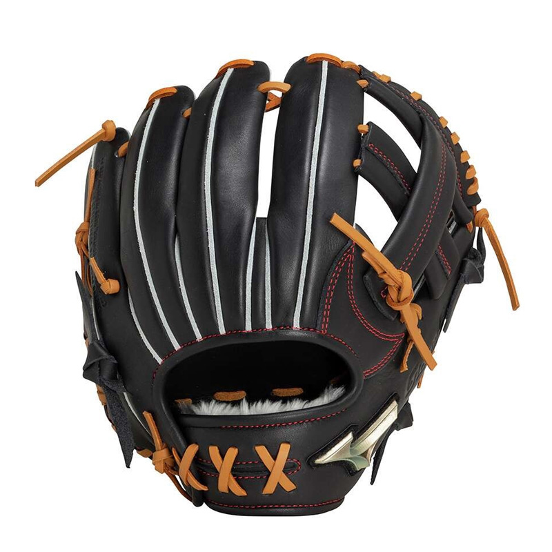Mizuno ブラック 軟式グローブ 送料無料】新品・未使用❤️ミズノ❤️軟式グラブ❤️内野手用